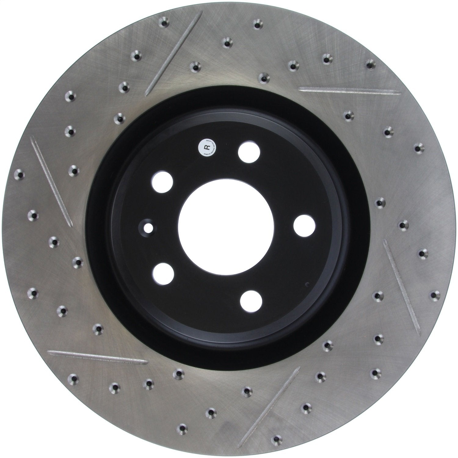 Sport StopTech Front Right Drilled/Slotted Disc Brake Rotor 127.33138R - Fits Select Audi A5, A6, A7, Quattro, Q5, S4, S5 and Porsche Macan Vehicles