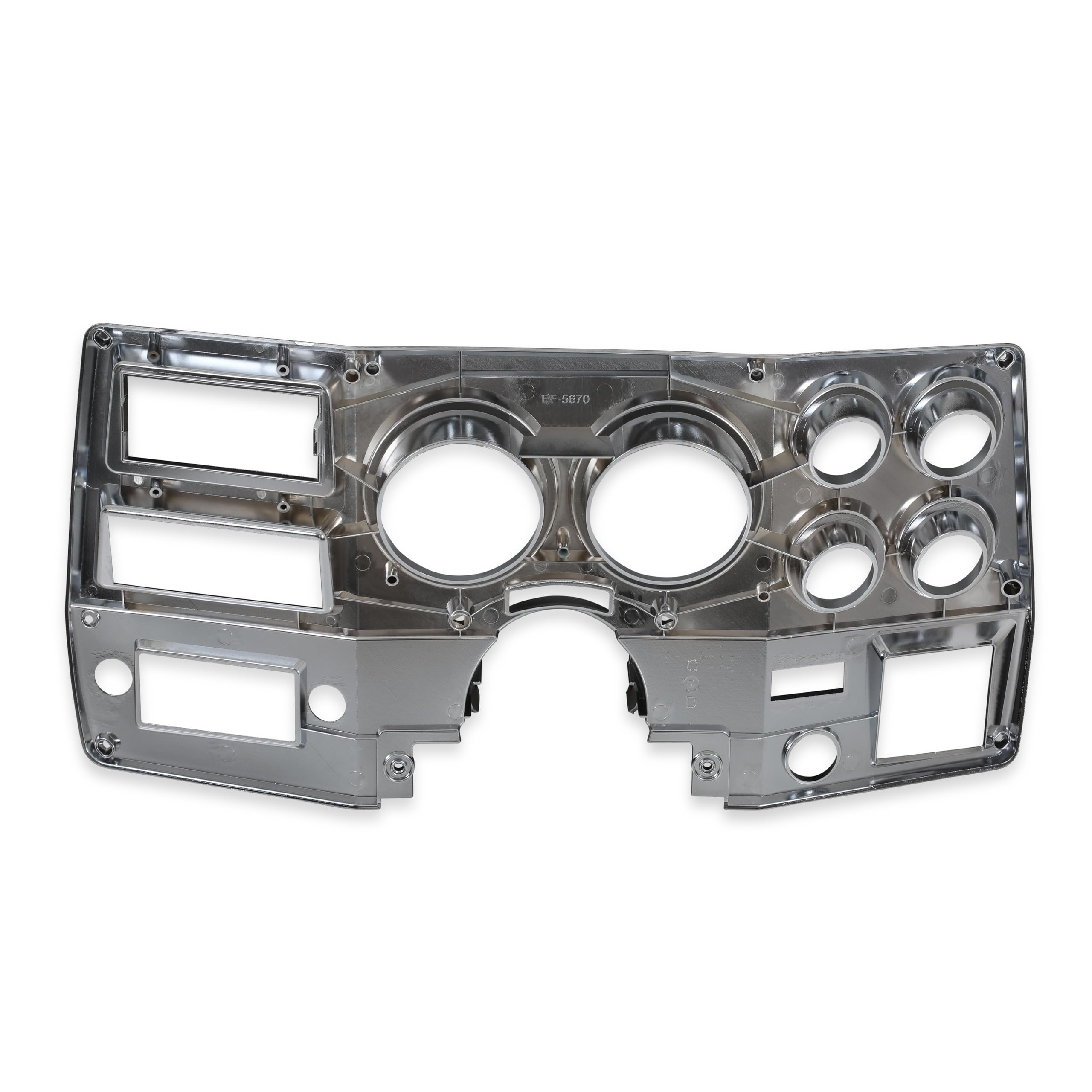 INST777 Brothers Trucks Instrument Bezel - With A/C - Black/Chrome