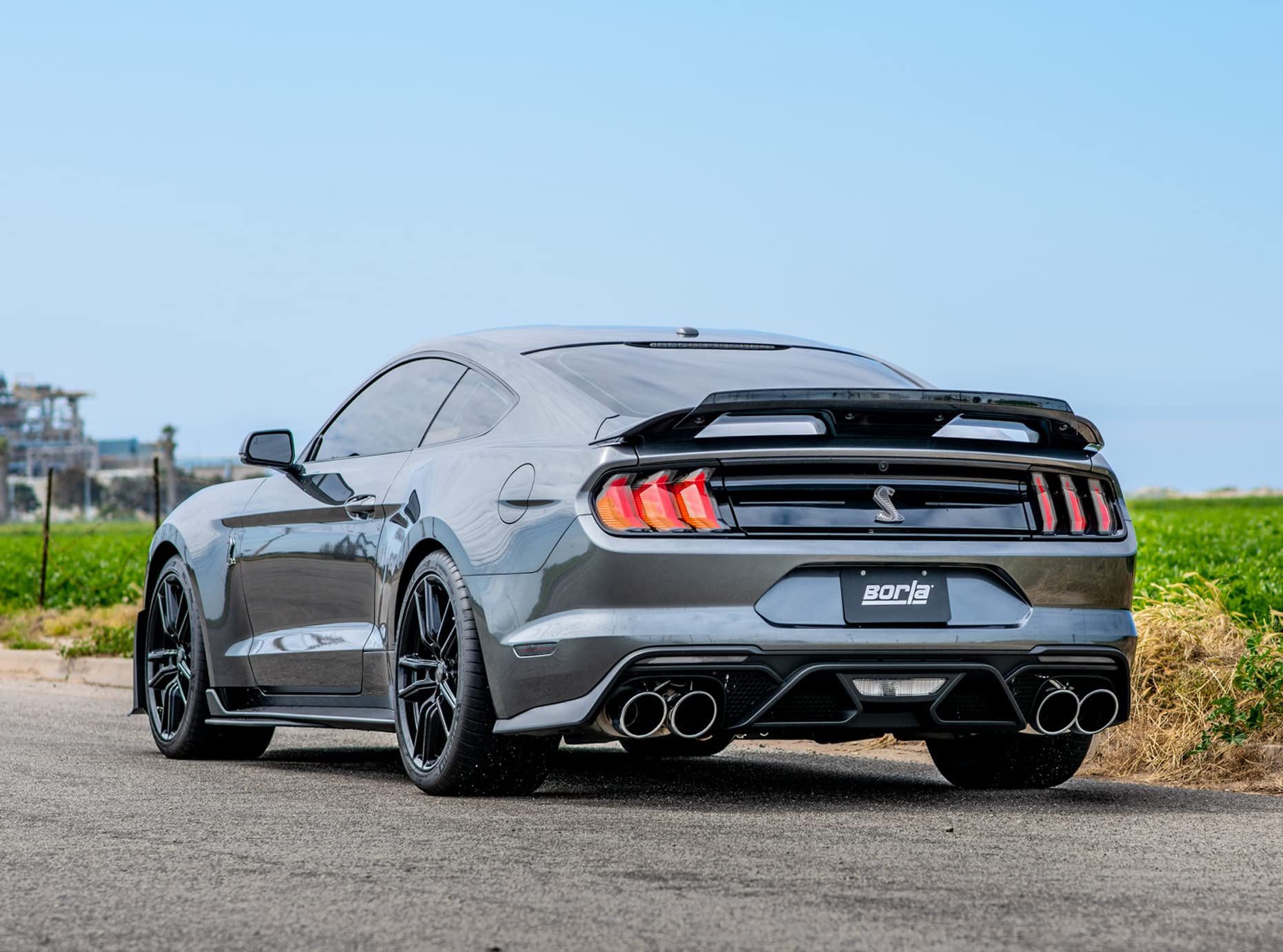 BORLA Cat-Back 140837 Perf. Exhaust System for 2020-2023 Ford Mustang Shelby GT500 5.2L 8 Cyl. Auto Trans. Use With Connecting Pipe Kit 60722 For 2021-2023 Ford Mustang Mach 1 5.0L V8 Auto/Man. Trans.