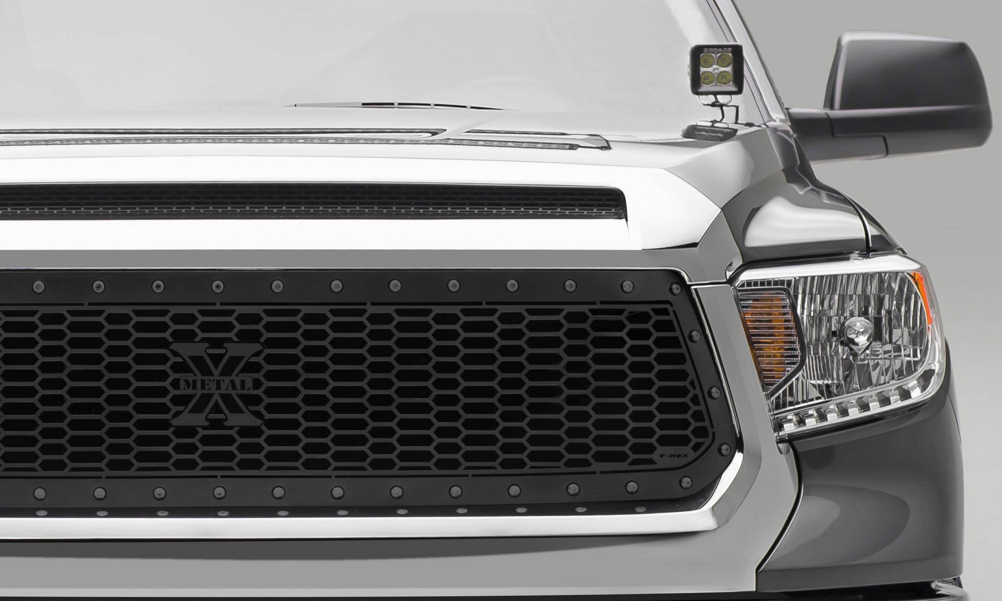 Stealth Laser X Grille, 2014-2017 Tundra, Black, 1 Pc, Replacement, Black Studs - PN #7719641-BR