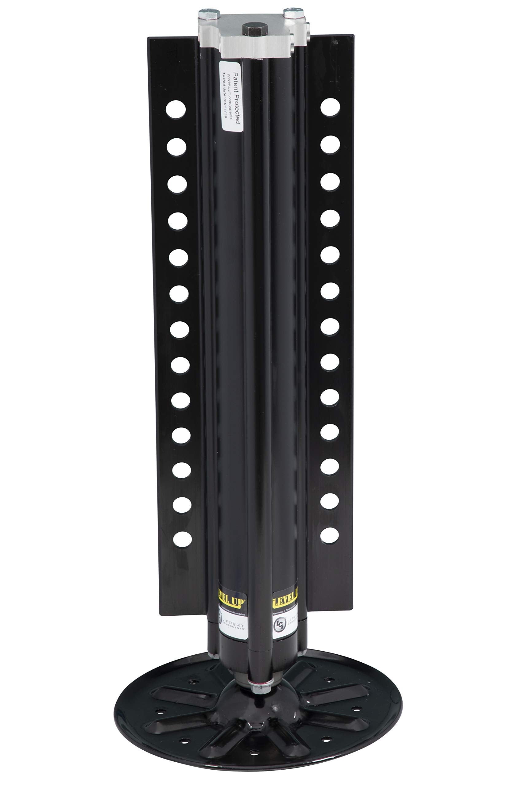 Lippert Aluminum Level Up RV Hydraulic Jack with 8,000-lb. Lift Capacity, Universal Fit, 9" Footpad, Easy Installation - 433458
