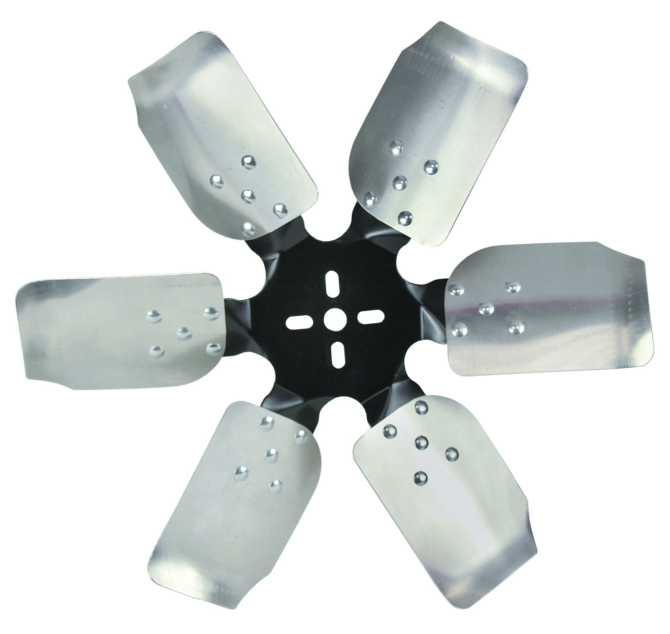 17518 Derale Heavy Duty Fan Blade Series 1000 18" Aluminum Rigid Race Belt Driven Fan Standard Rotation , Black