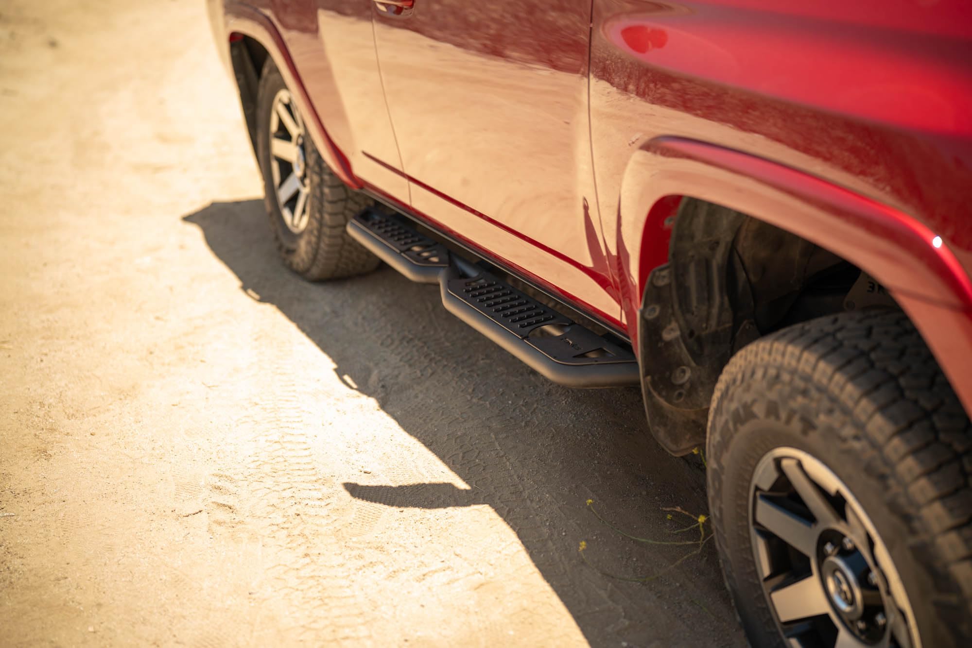 OE Plus DV8 Offroad Side Steps for 2010-2024 Toyota 4Runner | Anti-Slip Design | Provides Protection from Light Trail Debris | Retains OEM Ground Clearance | Fully Bolt-On Installation | Steel