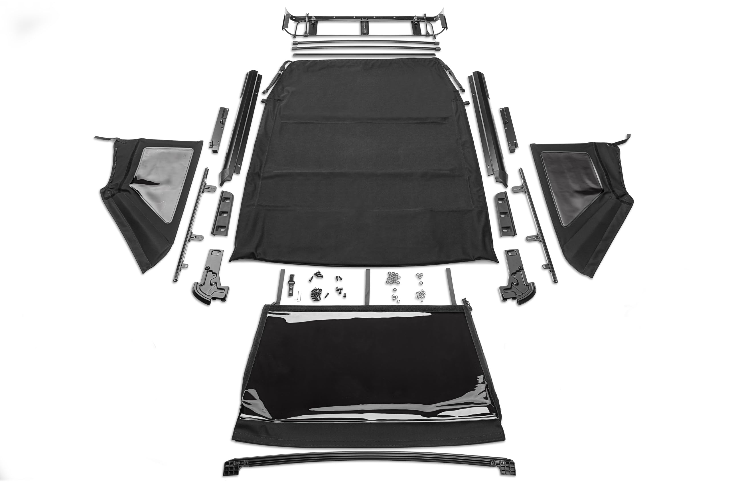 Voyager Fastback Top HAVOC OFFROAD for Ford Bronco | Two-Piece Top, Easily Opens From the Inside, Premium Twill, Removable Side & Rear Windows | HFB-09-101 | 2021-2025 Ford Bronco, 4-Door
