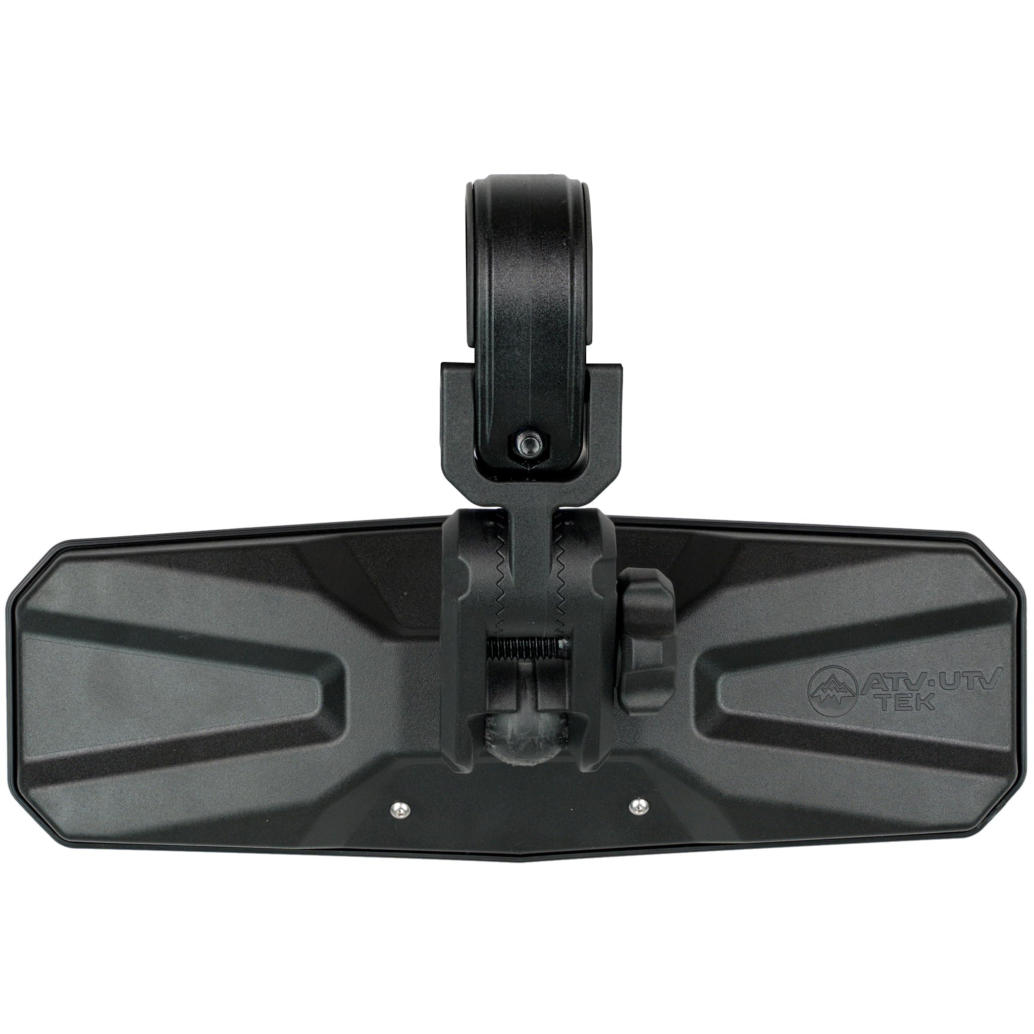 ATV Tek UTV Rearview Mirror CLEARVIEW™, Black UV Resistant Nylon, Designed for and Fits, Honda, Yahama, Polaris, Kawaski, CF Moto with Round Mount Tubing