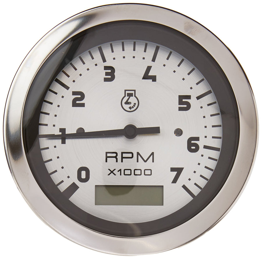 Sierra 63474P Electric Tachometer/Hourmeter for 4-Stroke Gas Engines, 3" Sterling