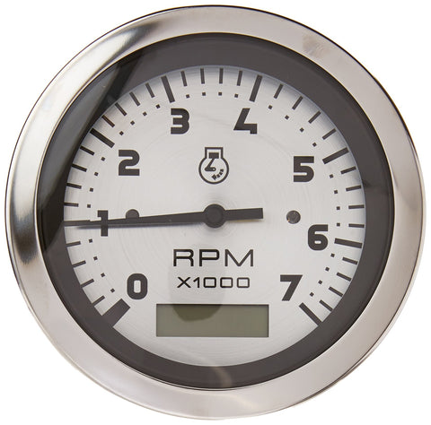 Sierra 63474P Electric Tachometer/Hourmeter for 4-Stroke Gas Engines, 3" Sterling