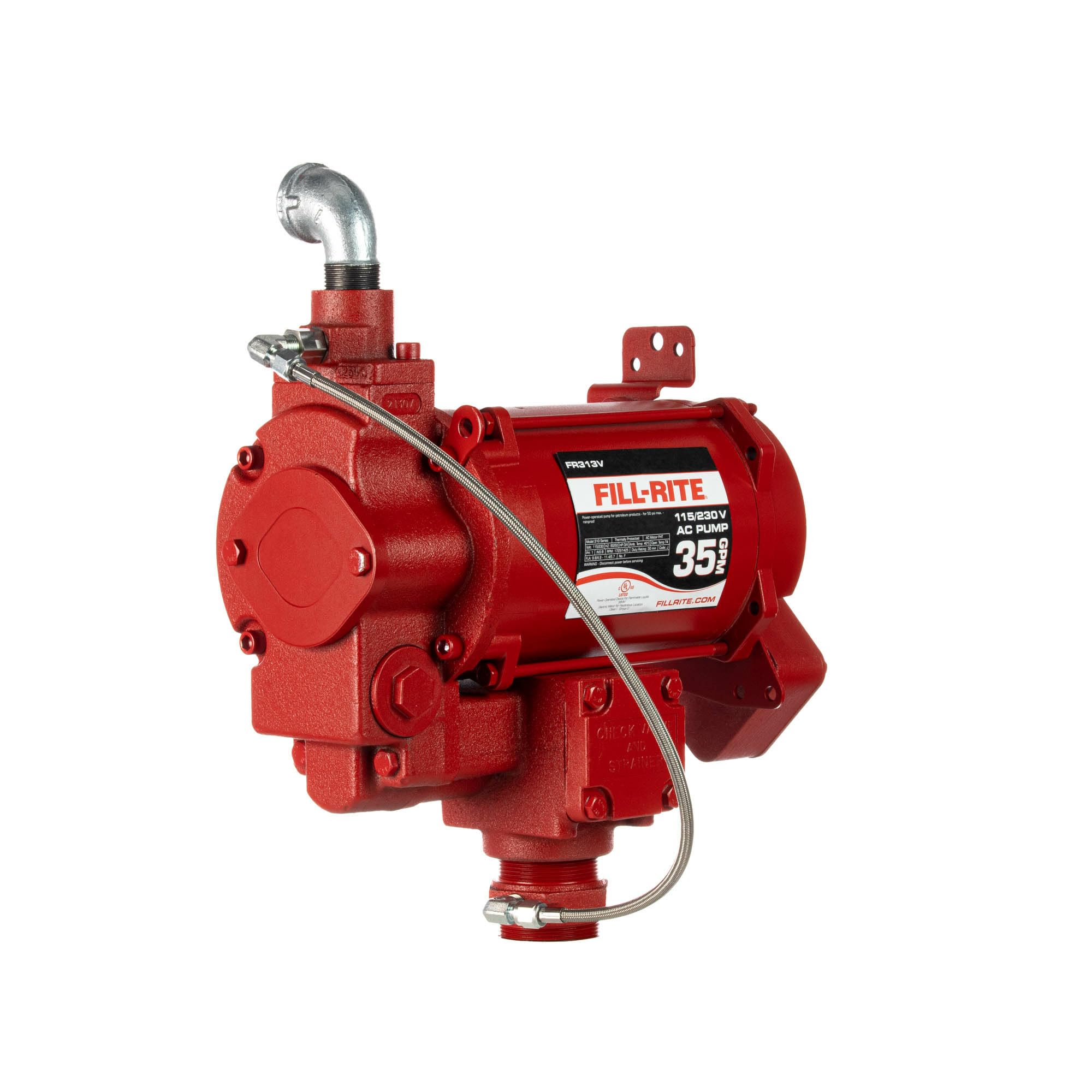 Fill-Rite 35 GPM FR313V Fuel Transfer Pump w/AST Remote 115V/230V