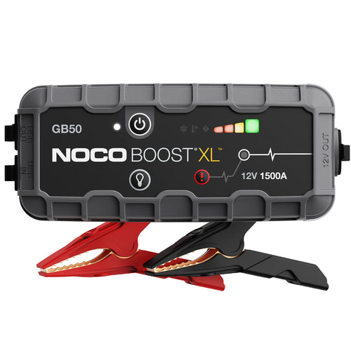 1500A NOCO Boost GB50: UltraSafe Jump Starter – 12V Lithium Battery Booster Pack, Portable Jump Box, Power Bank & Jumper Cables - for 7.0L Gas and 4.5L Diesel Engines