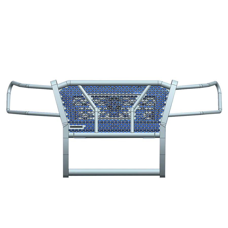Rugged Black Horse Heavy Duty Grille Brush Bumper Guard Modular Compatible with 2022-2024 Nissan Frontier-RU-NIFR22-B