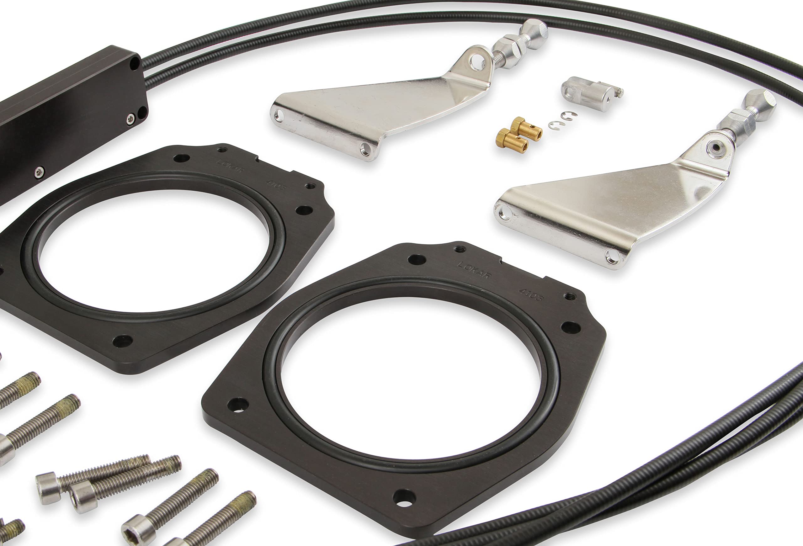 EFI Throttle Linkage Kit Sniper 860028 - Dual Plenum Intake - GM LS Engines