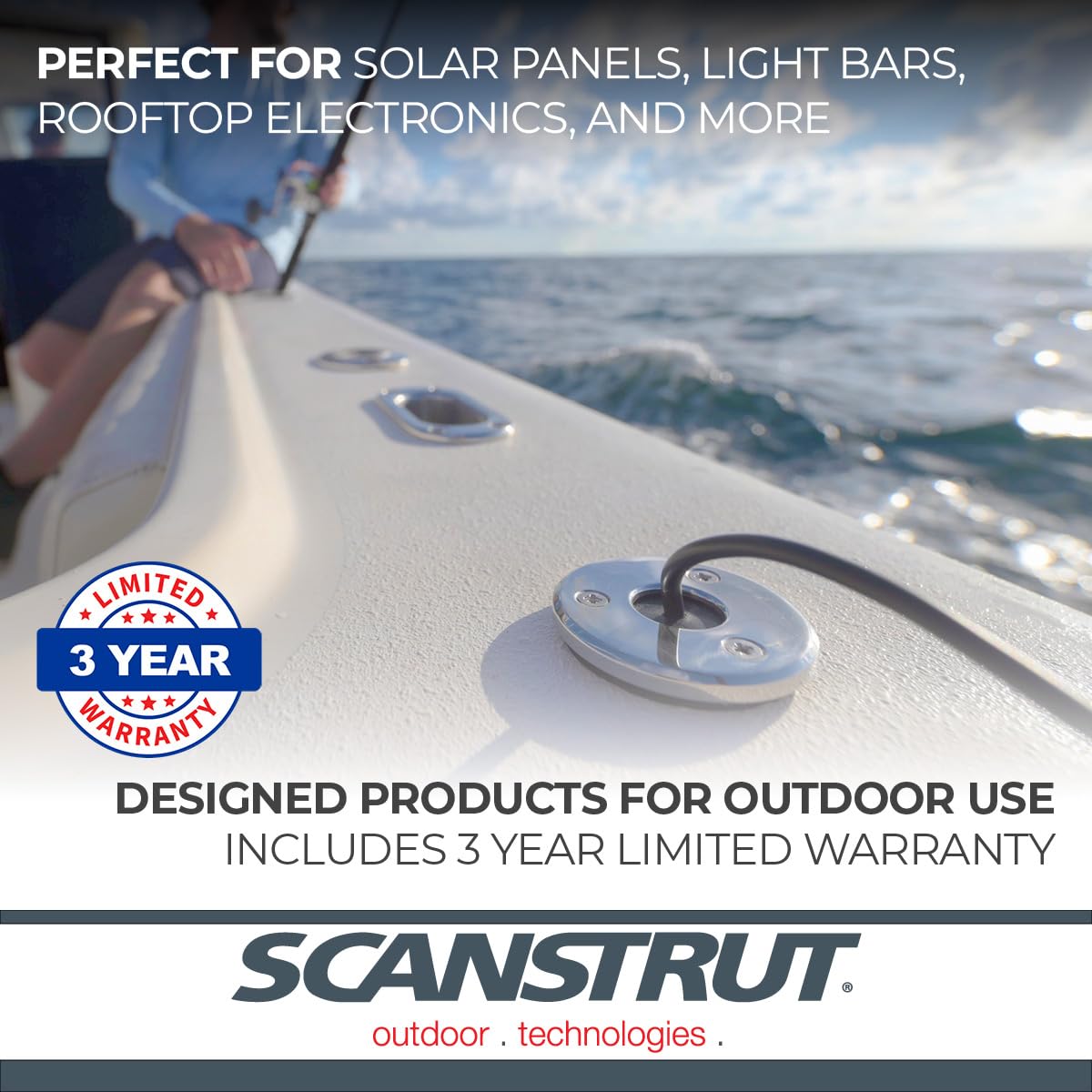 Low Profile Cable Seal Scanstrut DS-LP-21A-S - 316 Stainless Steel