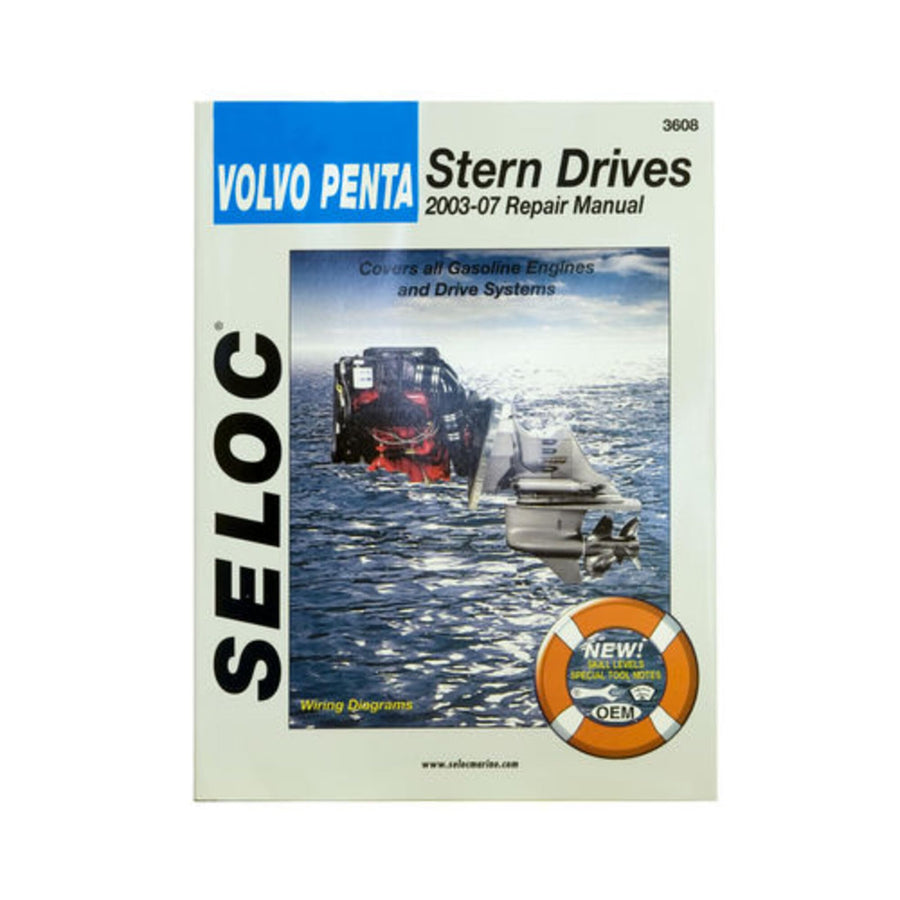 Sierra International 18-03608 Seloc Manual Volvo/Penta Stern Drives Repair 2003-2012 Gasoline Engine & Drive System