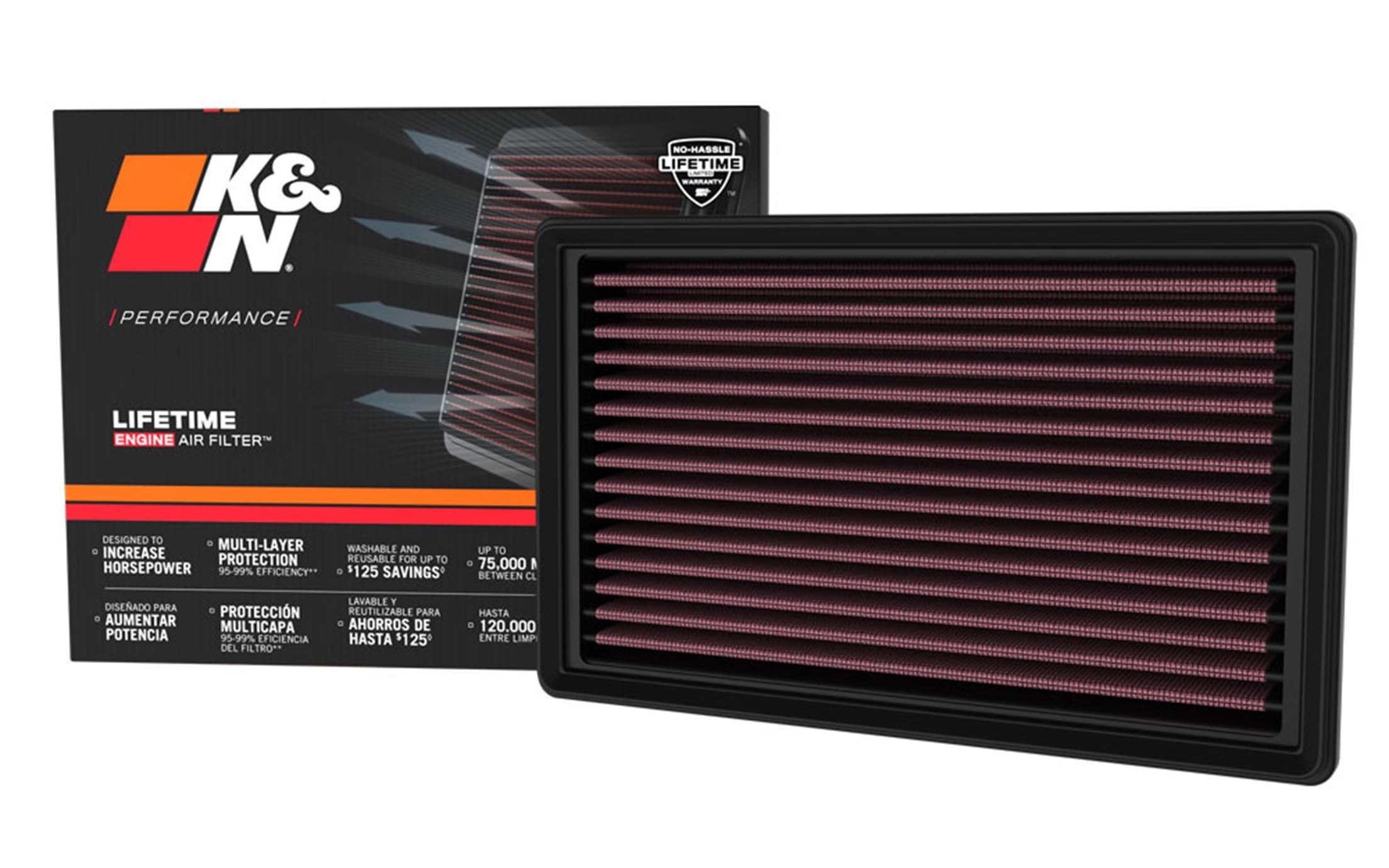 K&N Engine Air Filter: Premium, High Performance, Washable, Replacement Filter: Compatible with 2021-2023 Toyota Yaris/Yaris Cross, 33-3179
