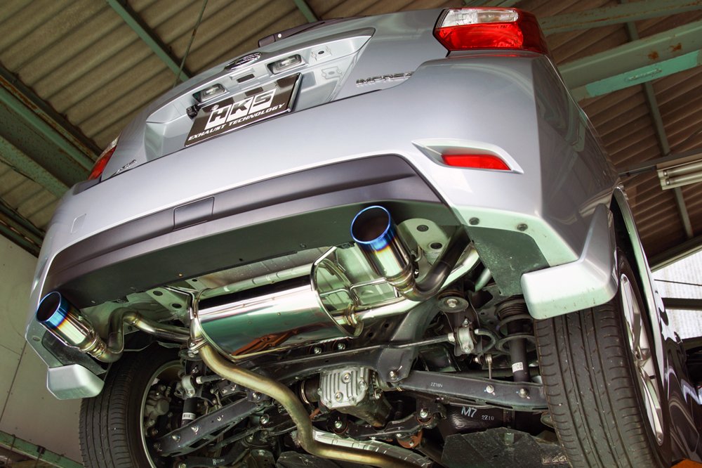 Exhaust System HKS 32018-AF013 (LEGAMAX Premium GP7 IMPREZA SPORT), 1 Pack, (N)