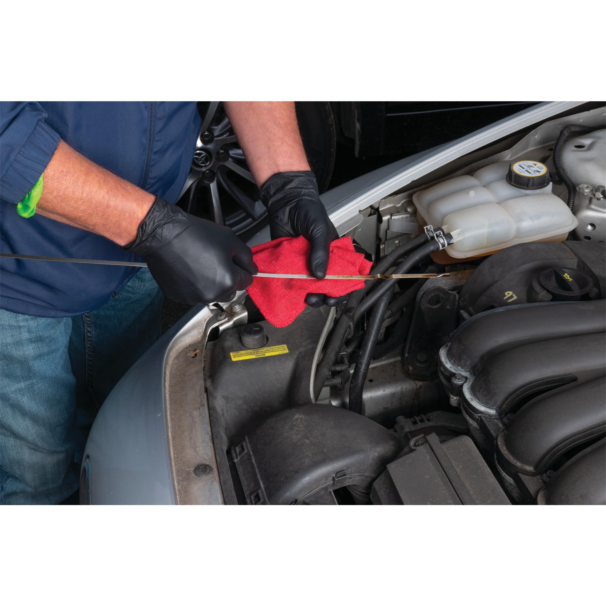 Medium Performance Tool W89011 Black Nitrile Gloves