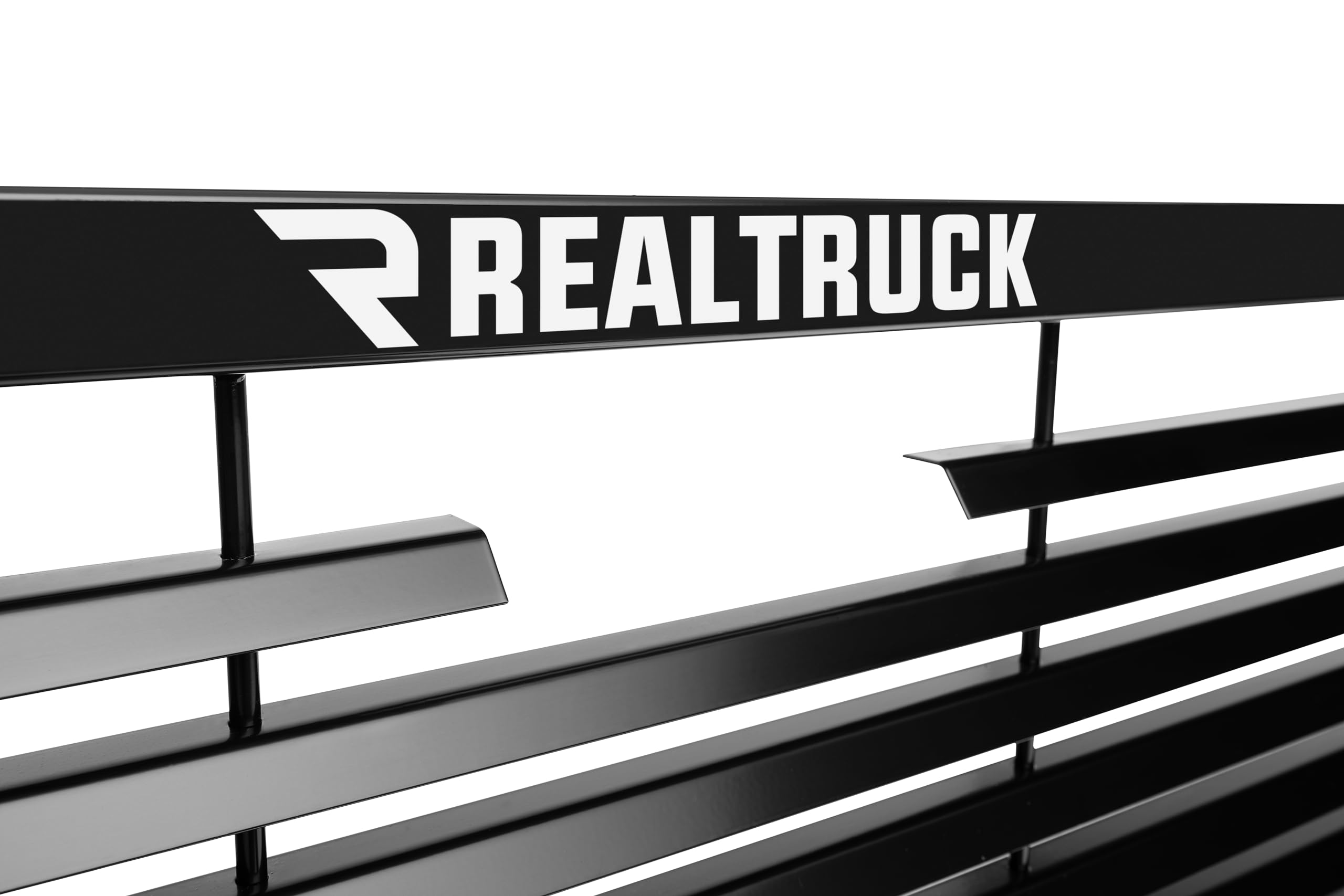 BACKRACK RealTruck Louvered Rack Frame Only | Black, No Drill | 12900 | Fits 2019-2025 Chevrolet/GMC Silverado/Sierra 1500; 2008-2019 & 2022-2025 Toyota Tundra; 2009-2025 Ford F-150 & Others