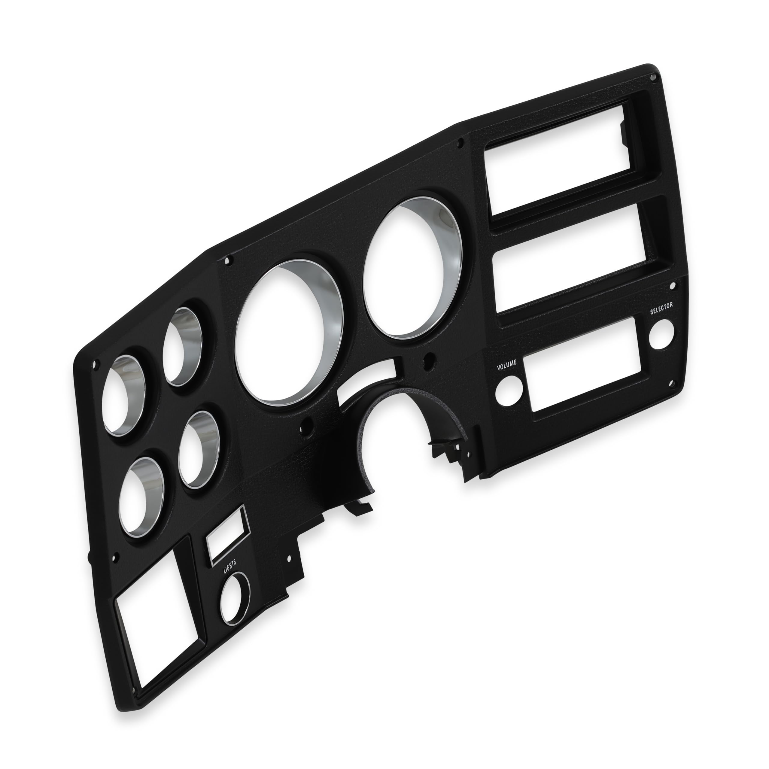 INST777 Brothers Trucks Instrument Bezel - With A/C - Black/Chrome