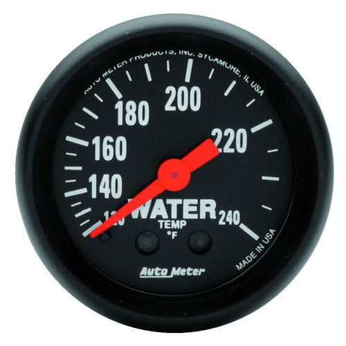 AUTO METER Z-Series 2607 Mechanical Water Temperature Gauge, 2 1/16"