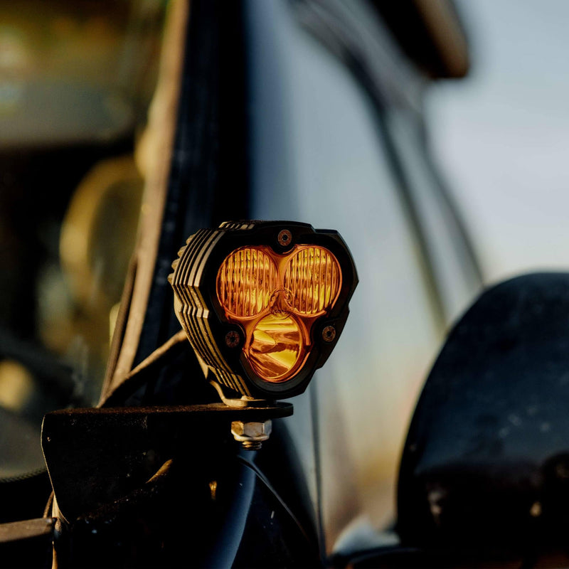 KC Hilites 3 Flex ERA® LED Light - Performance Yellow Combo Beam Lens