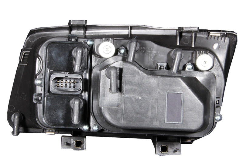 Halogen Projector Headlight Black/Clear for Volkswagen Jetta AnzoUSA 121369
