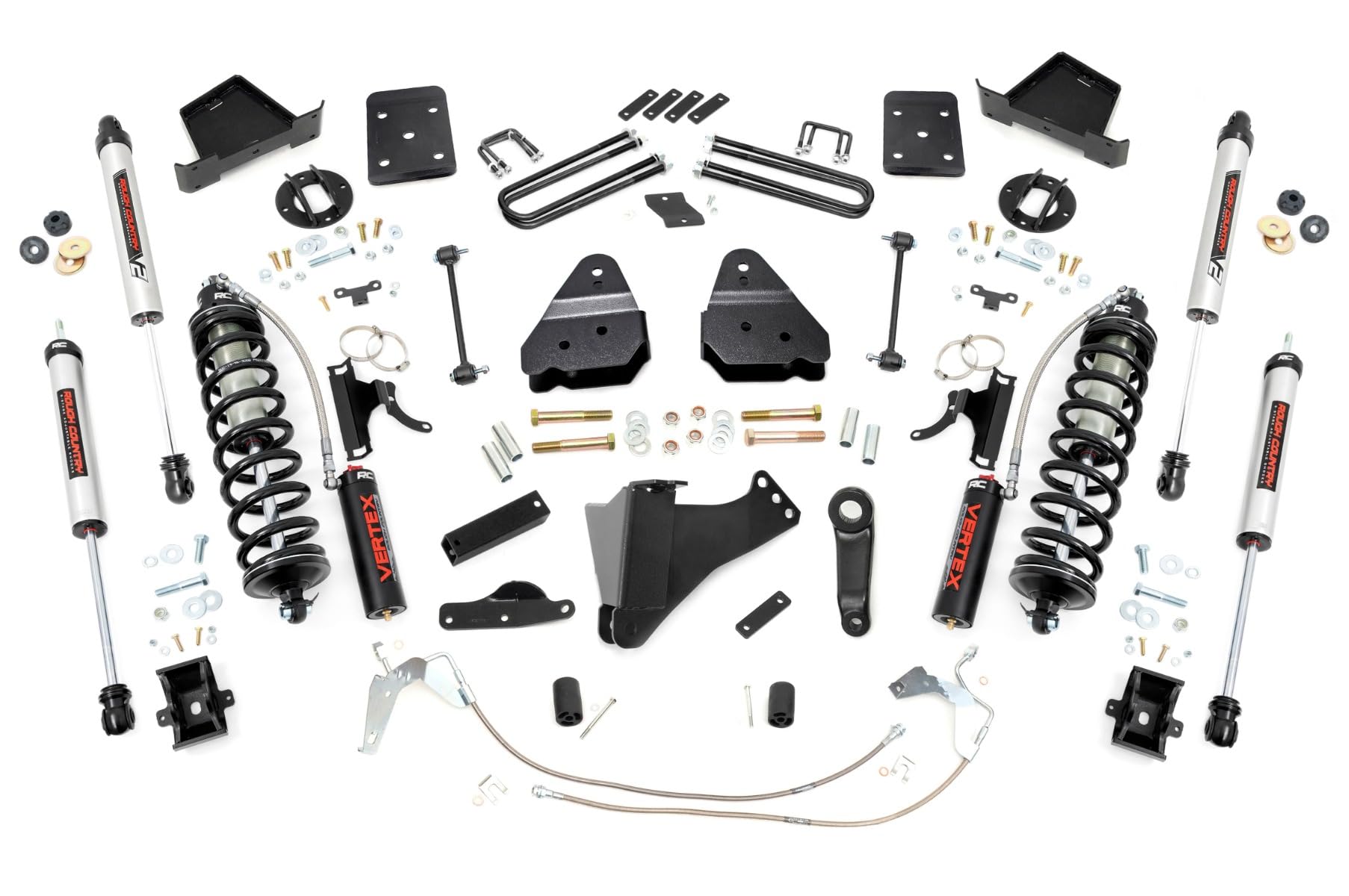 4.5" Rough Country Coilover Lift Kit for 08-10 Ford Super Duty - 47858
