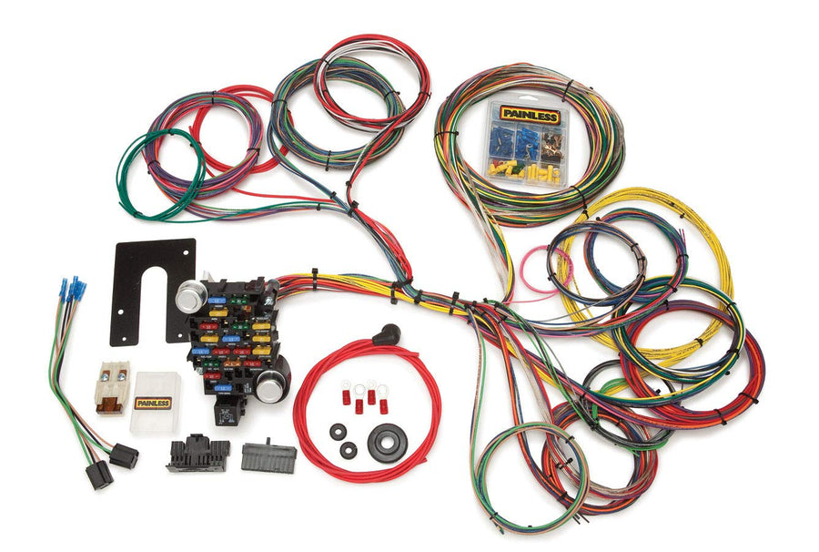 Classic-Plus Painless Performance 10204 Customizable Pickup Chassis Harness - Key In Dash - 28 Circuits