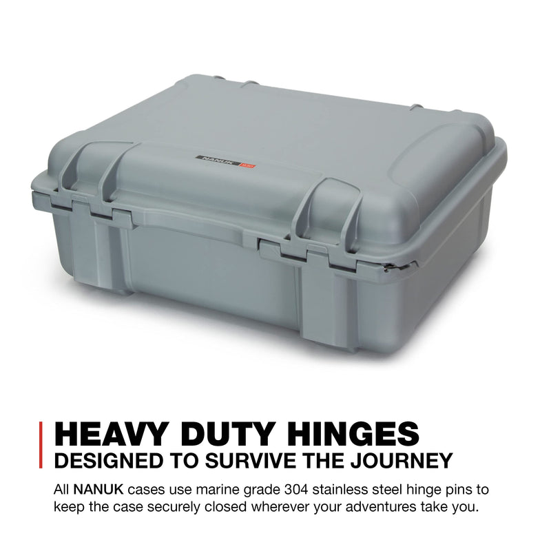 Waterproof Nanuk 930 Hard Case Empty - Silver