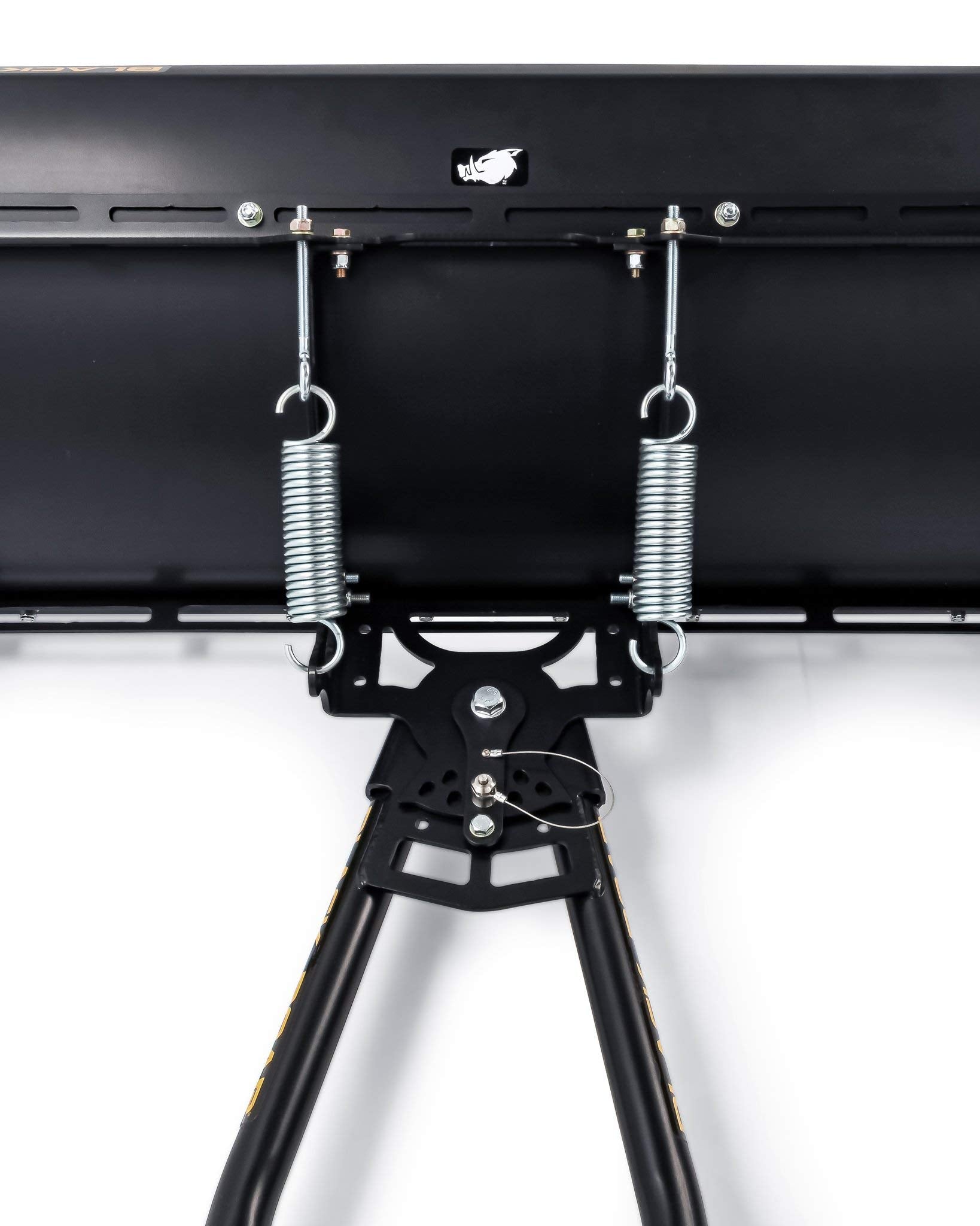 Camco Black Boar ATV Snow Plow Kit | Features a 48-inch Adjustable Straight Blade and Adjustable Tension Safety Trip Springs (66016)