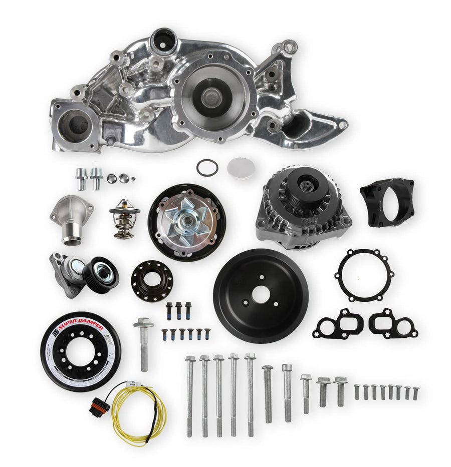 Premium Holley Mid-Mount Race Accessory System- Polished Finish 20-202P