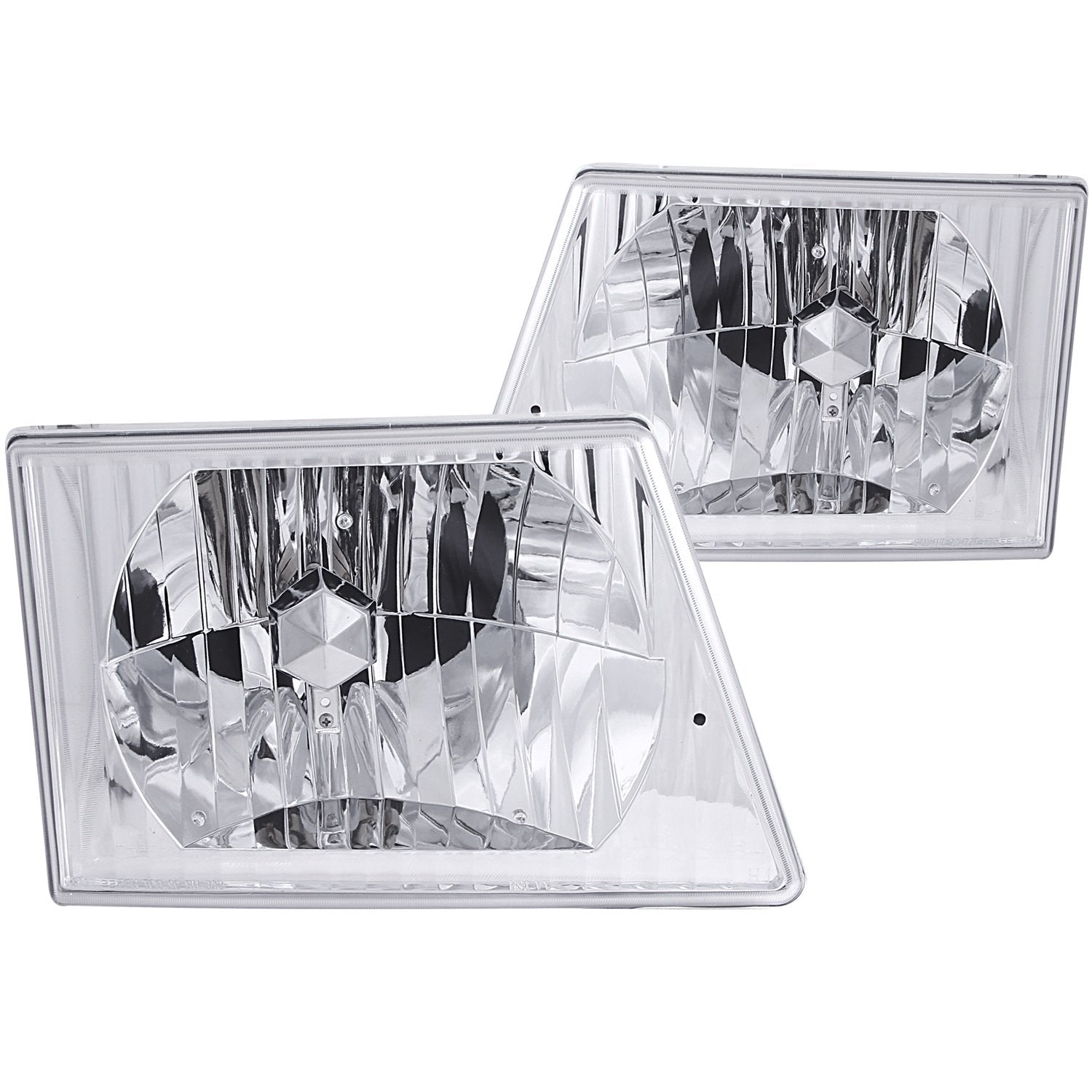 Crystal Headlight Set-Chrome ANZO USA 111026
