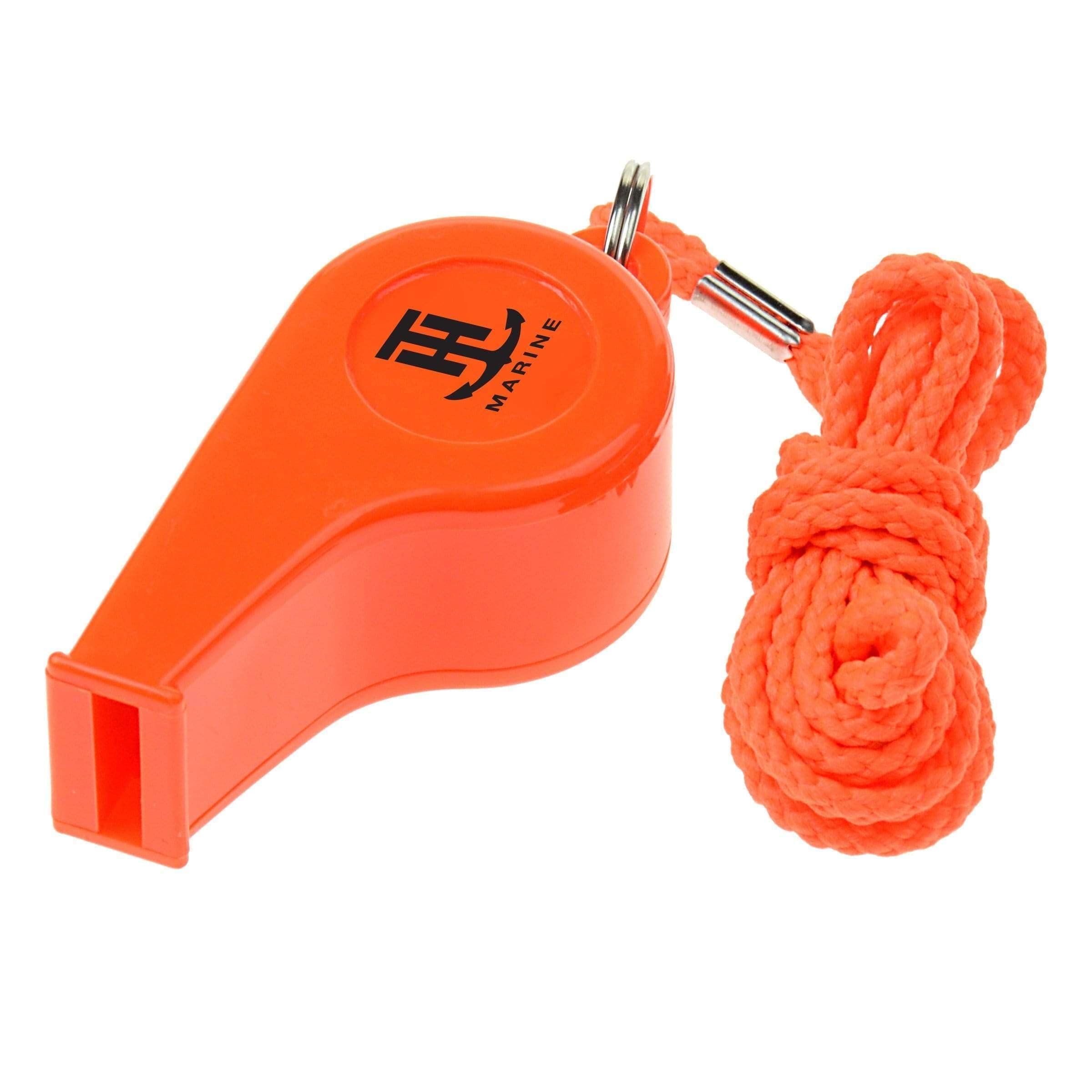 T-H Marine Whistle Safety - Loud, Durable, and Waterproof Emergency Signal Whistle for Boating and Outdoor Use
