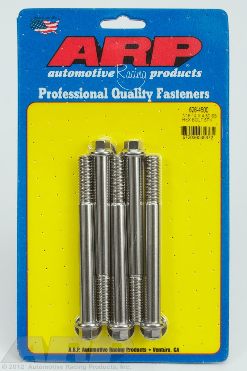 Hex Bolt ARP (626-4500), Stainless Steel