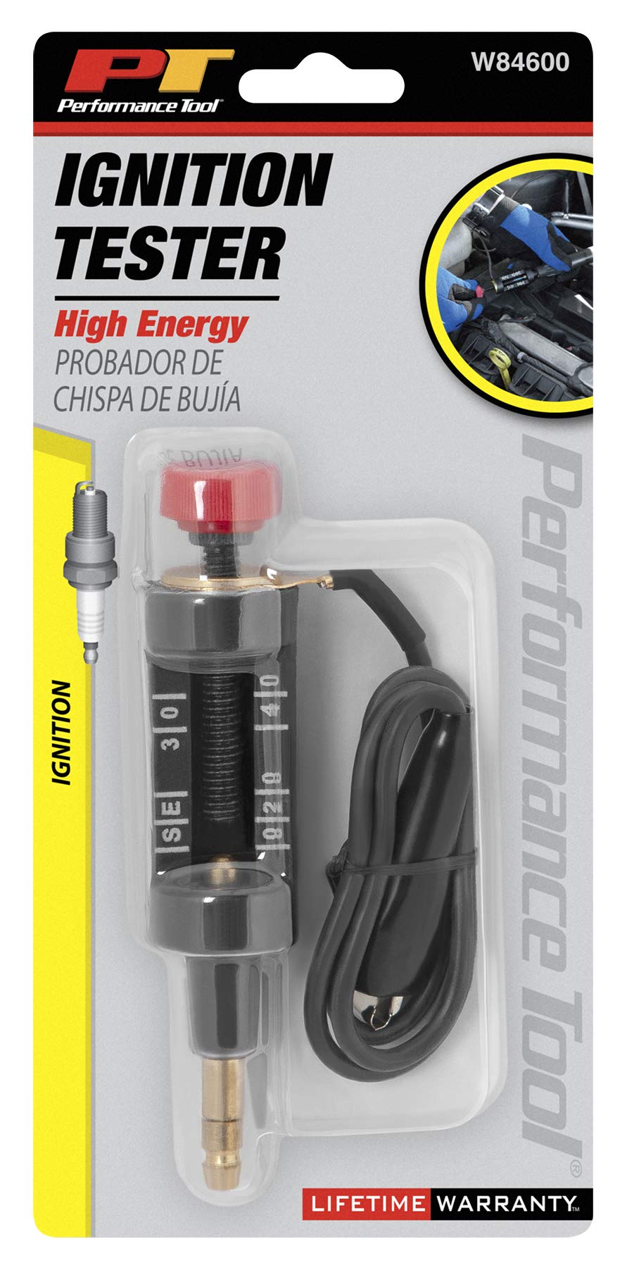 High Energy Performance Tool W84600 Ignition Tester, Silver