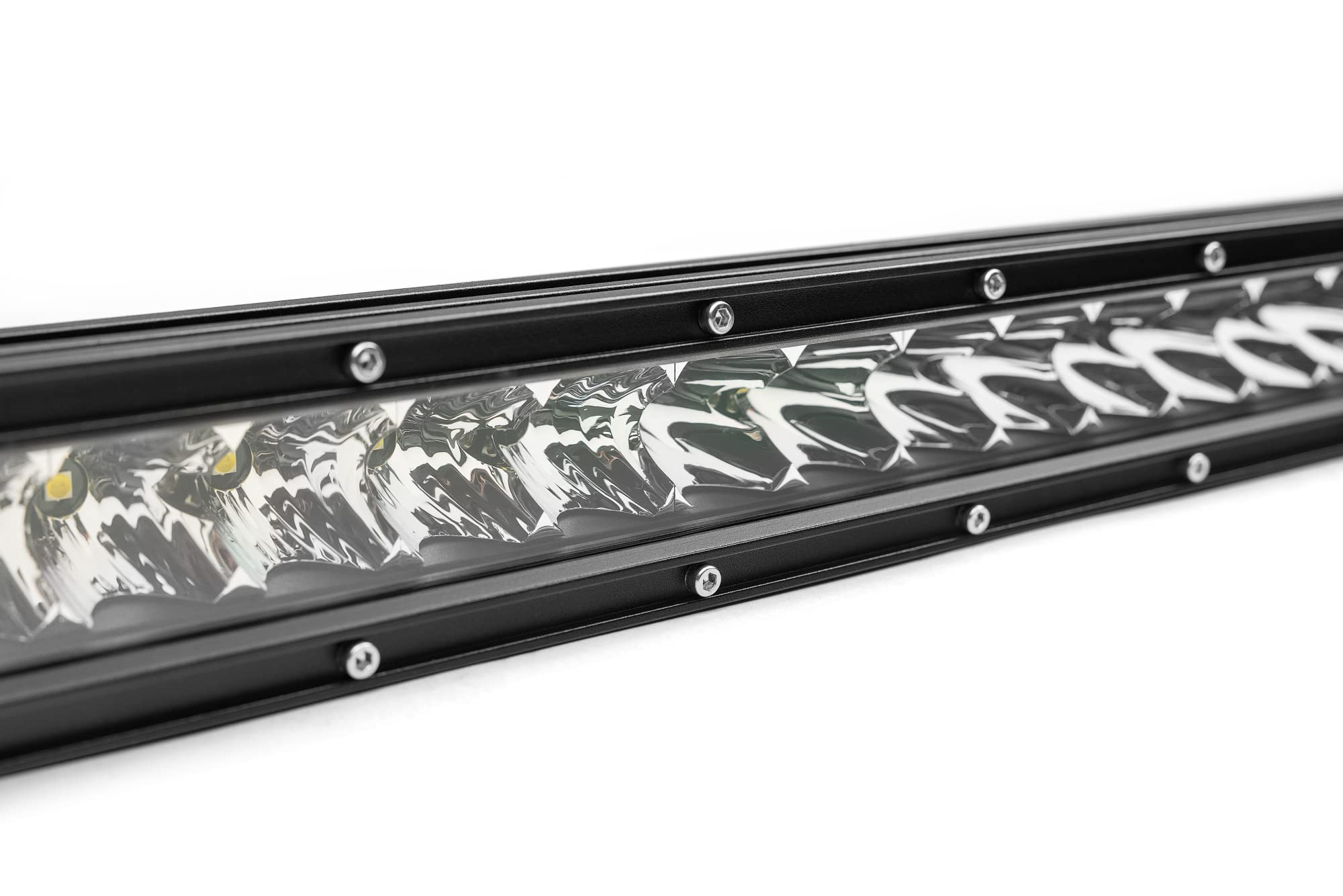50" Rugged Ridge Light Bar, Single Row | Black | 15209.14 | Fits Universal