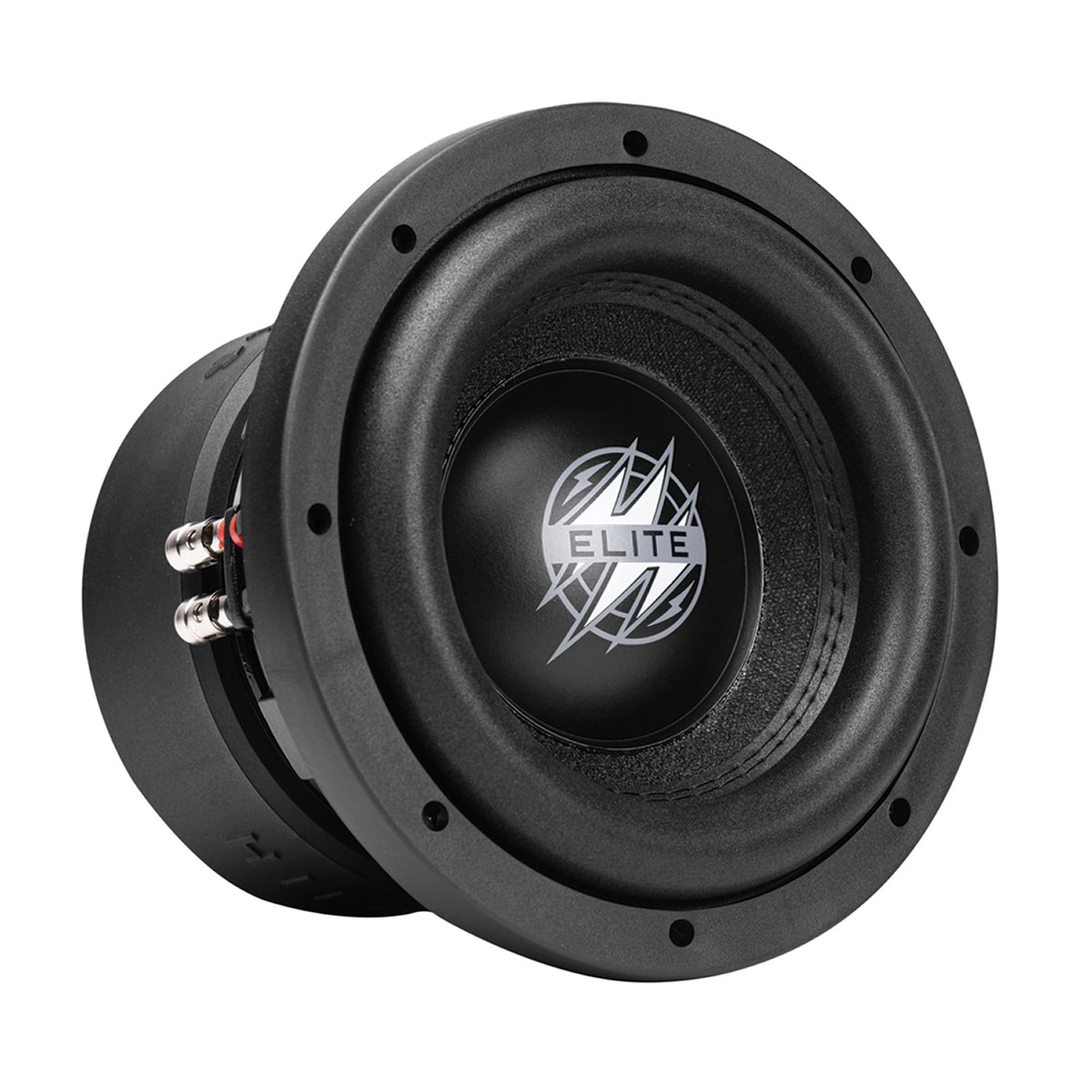8 Inch Hifonics Elite Car Mount Subwoofer with Dual 2 Ohm Voice Coil Speaker 1200 Watt Peak Power Mobile Amplifier System, Black