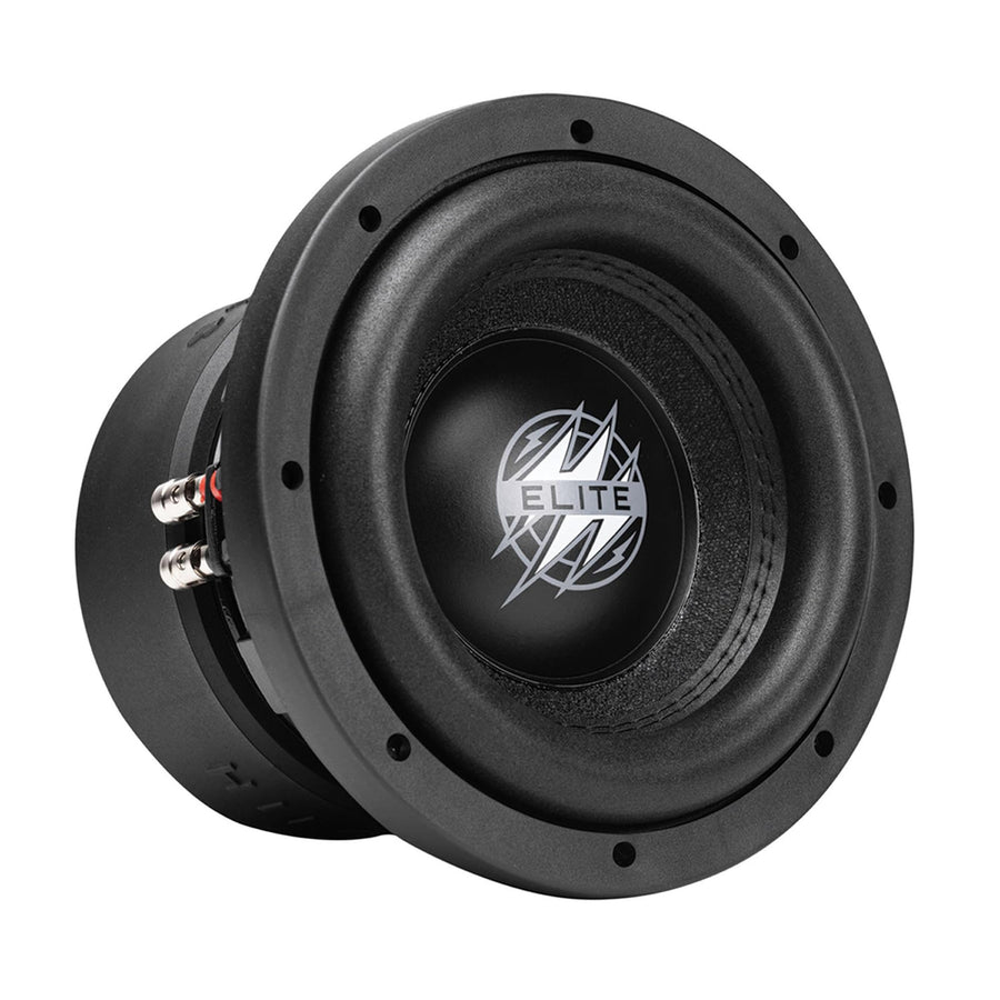 8 Inch Hifonics Elite Car Mount Subwoofer with Dual 2 Ohm Voice Coil Speaker 1200 Watt Peak Power Mobile Amplifier System, Black