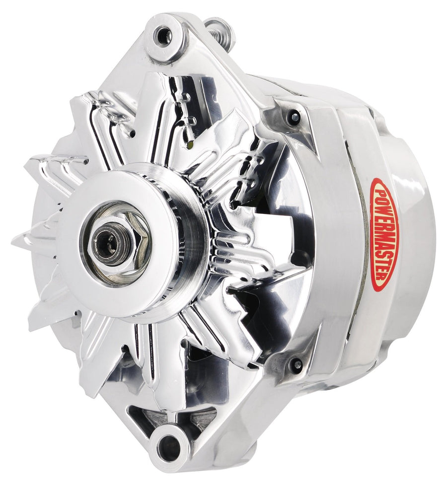 Alt GM Powermaster 12SI Polish 100A 1V Pulley 1 or 3 Wire