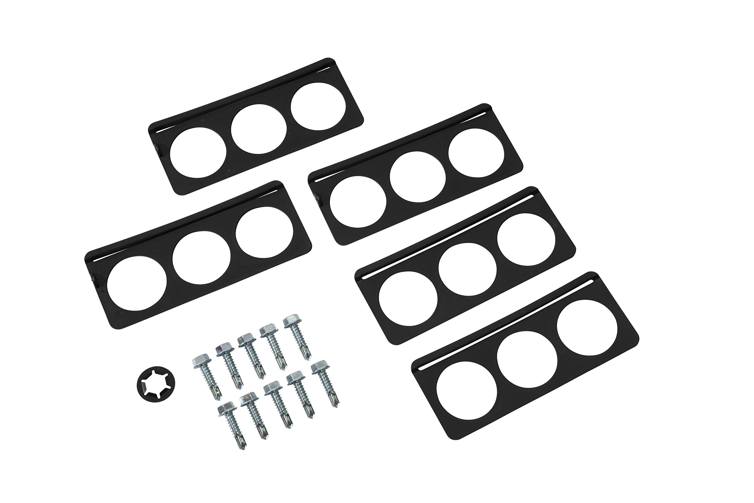 Lippert Triple Flex Guard RV Slide-Out Protection Kit with Hardware, Compatible with Any System with 1/4" Steel Rod or Swing Arm, 50-1/2" x 3-1/4" - 1346291