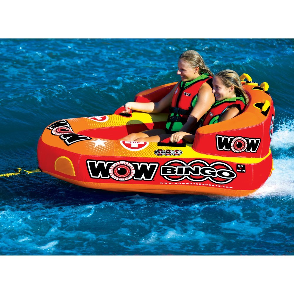 World of Watersports Bingo Wow 1-2 Person Cockpit Ski Tube