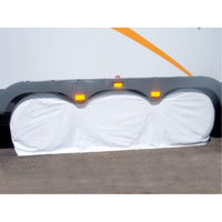 Large ADCO 3982 White Triple Axle Tyre Gard Wheel Cover
