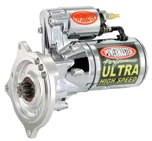 Chrome Powermaster 19456 Alternator (Ultra HS [BB] with billet Black 351M-400-429-460 2.2kw)