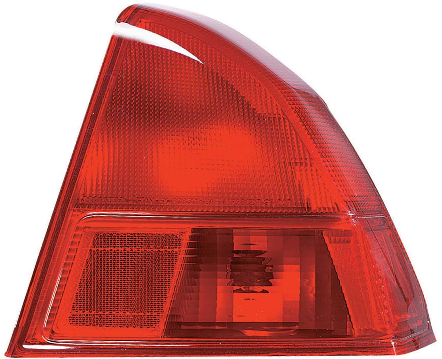 Right TYC Tail Light Assembly Compatible with 2001-2002 Honda Civic