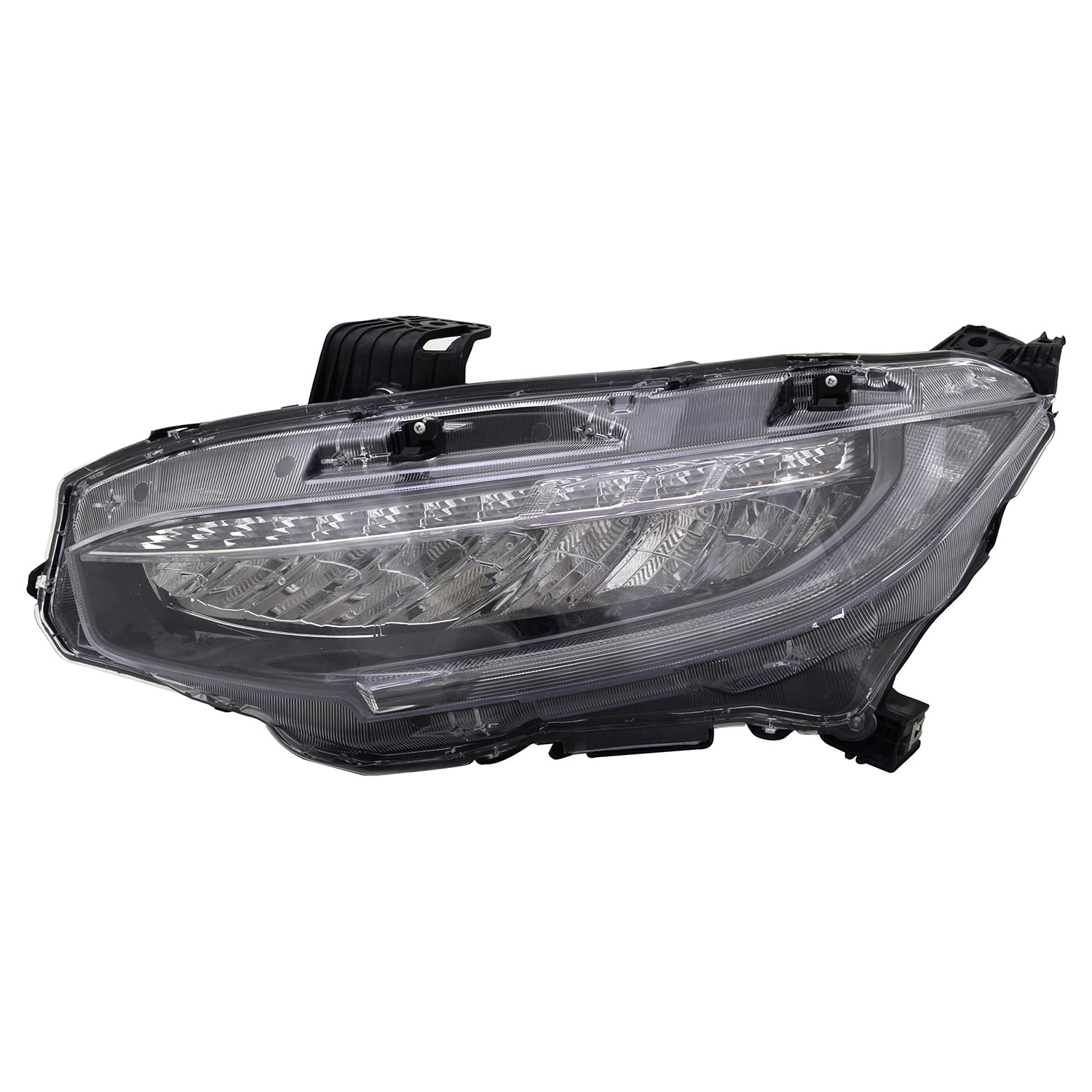 Left TYC Headlight Assembly Compatible with 2019-2019 Honda Civic