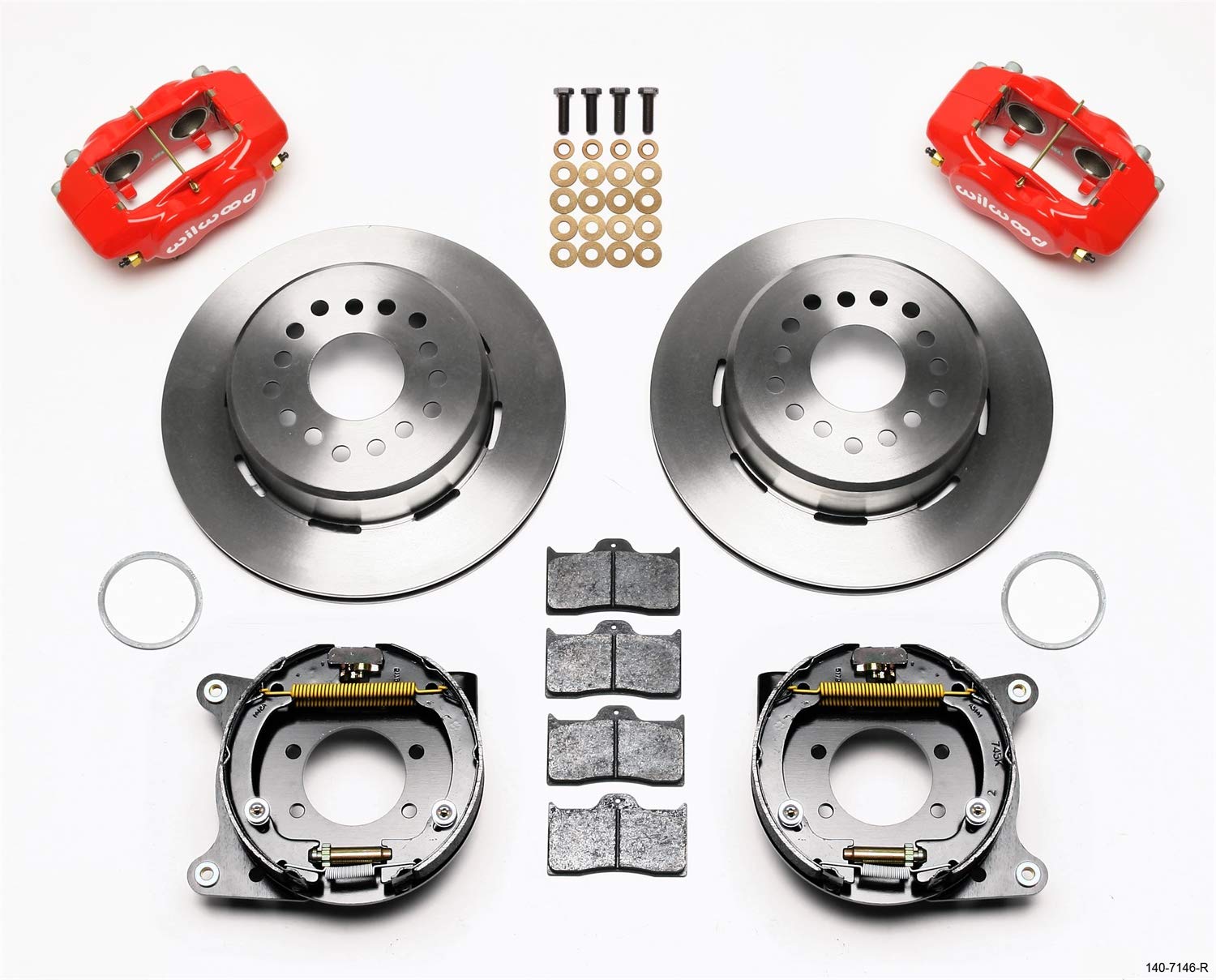 P/S FDLI Park Brake Kit, Red