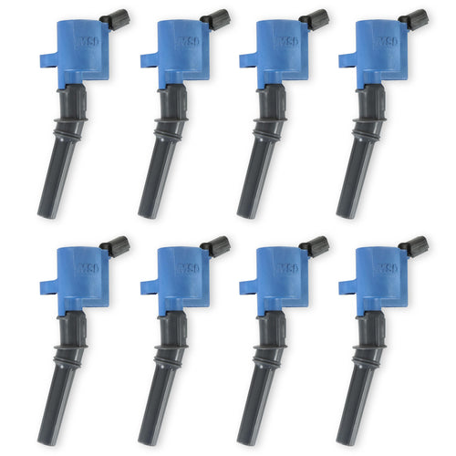 Blaster Series MSD 824285 Ignition Coils, Blue, 8-Pack