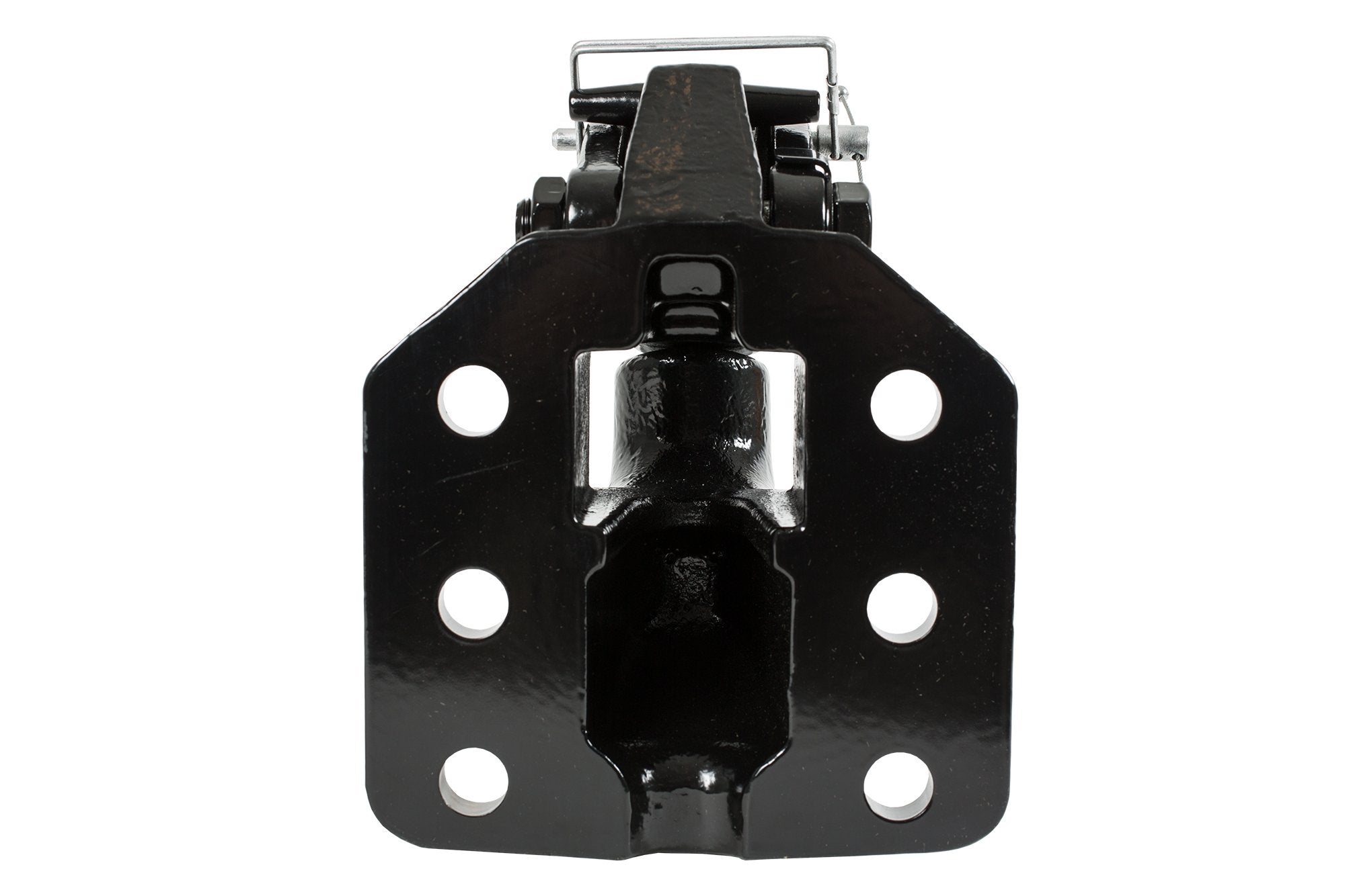 50 Ton Capacity Buyers Products Air Compensated Pintle Hook, 6-Hole Mount With Air Chamber Plunger