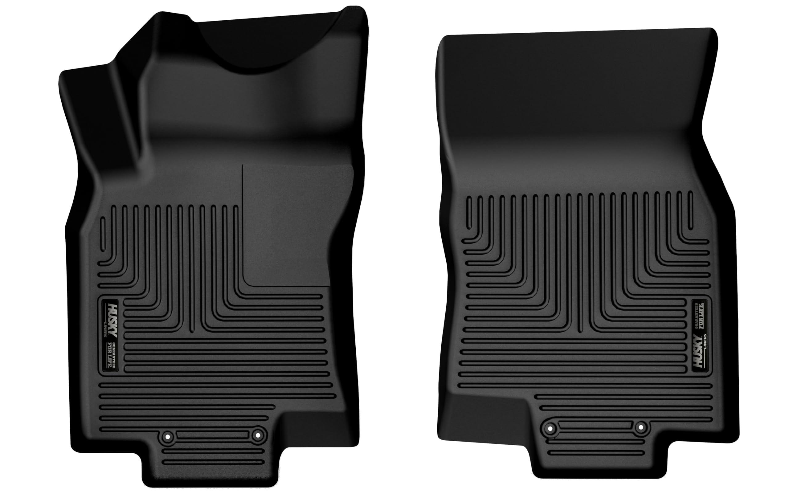 Weatherbeater Husky Liners Floor Mats | Fits 2017-2022 Nissan Rogue Sport | Front Row, 2-pc Black - 17321