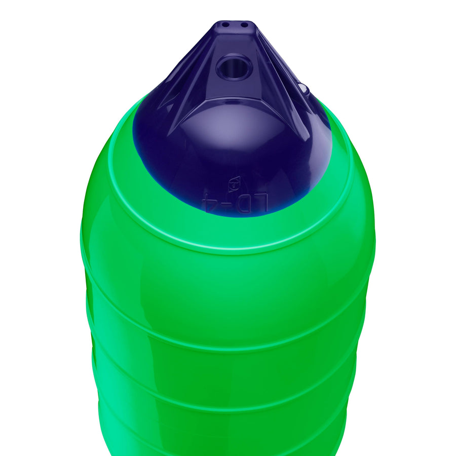 Polyform LD-4 Standard Blue Ropehold - Green Low Drag Buoy LD-Series