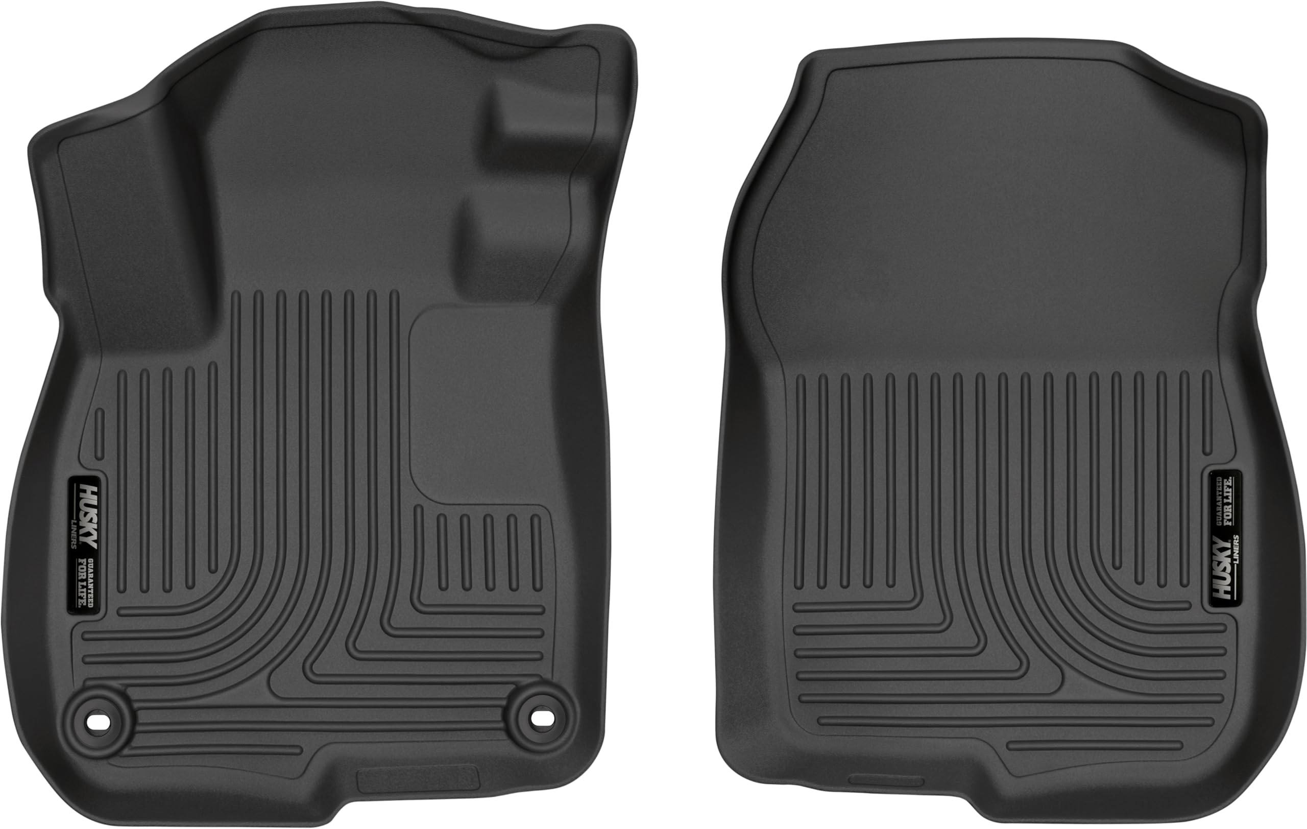 Weatherbeater Husky Liners Floor Mats | Fits 2017-2022 Honda CR-V | Front Row, 2-pc Black - 13691
